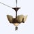 1920s Art Deco 5-Light Bronze Finish Hanging Lamp With Stylized Fans C1920 For Sale - Image 6 of 14