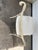 Cream Vintage 1960s Hollywood Regency Style Aluminum Cast Patio Chair For Sale - Image 8 of 14