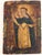 Spanish 18th–Early 19th Century Spanish Colonial Retablo of Saint Dominic Hand-Painted Religious Icon on Wood Panel For Sale - Image 3 of 5