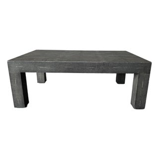 Lillian August for Hickory White “Gavin” Shagreen Coffee Table – Modern Archives Collection For Sale