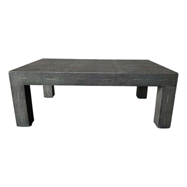 Lillian August for Hickory White “Gavin” Shagreen Coffee Table – Modern Archives Collection For Sale