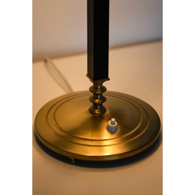 Scandinavian Modern Model 6942 Table Lamp in Brass by Arvid Böhlmark, 1920s For Sale - Image 9 of 11