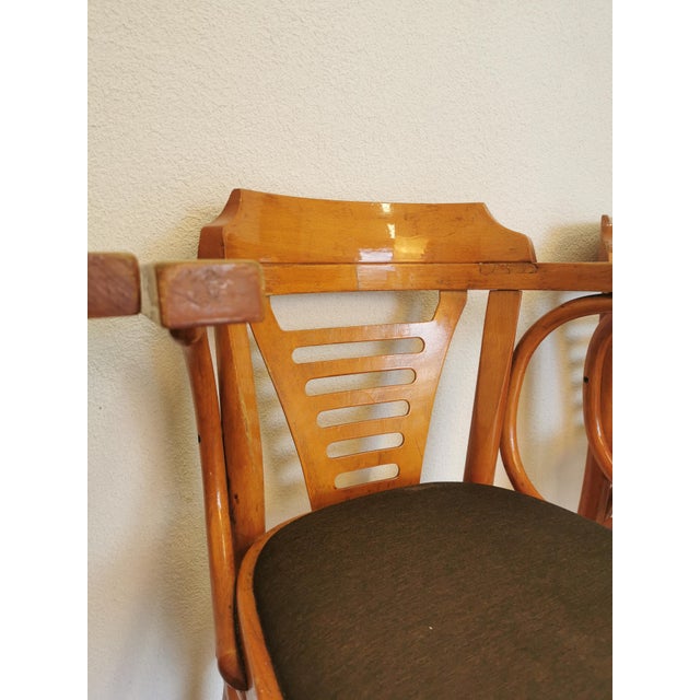 Vintage Bentwood Armchairs, 1970s, Set of 3 For Sale - Image 18 of 18