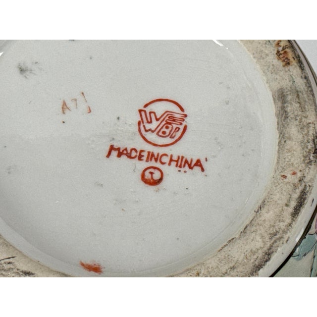 Chinese Cabbage Rose Chinoiserie Vase For Sale - Image 10 of 11