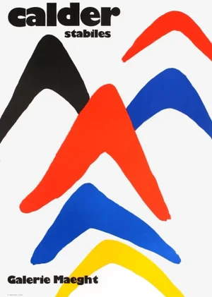 1971 Alexander Calder Galerie Maeght Poster