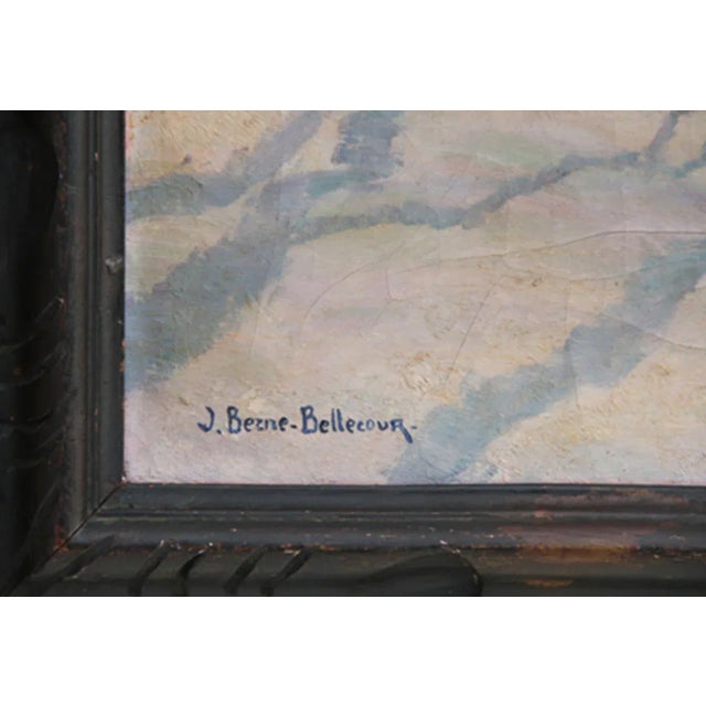 Artist: Jean-Jacques Berne-Bellecour, French (1874 - 1939) Title: Untitled - Snowy River Landscape Year: circa 1920...