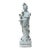 Vintage Off White Porcelain Standing Bodhisattva GuanYin Lotus Statue For Sale
