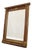 Large Oak Religious Church Frame with Mirror For Sale