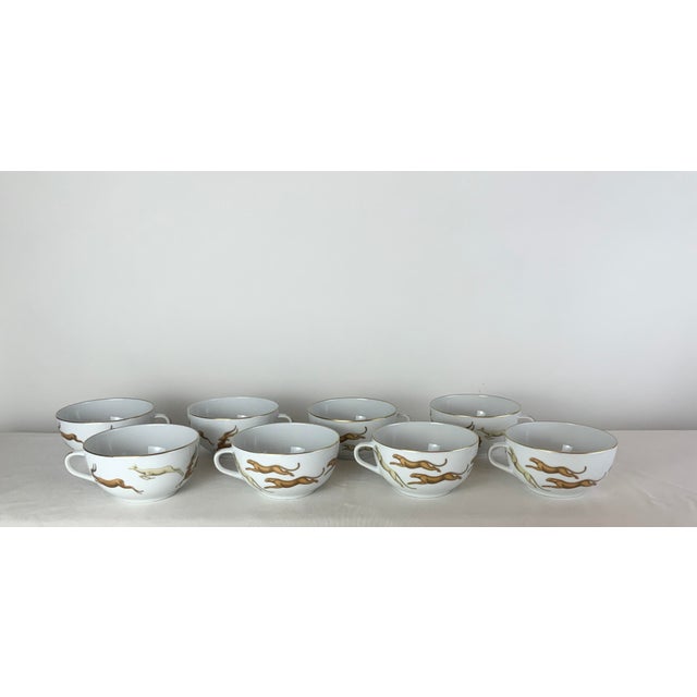 Ceramic Haviland Tea Service Made in Limoges, France. 19 Pieces in the Serengeti Pattern. For Sale - Image 7 of 12