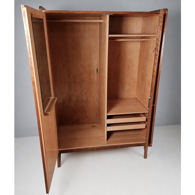 Vintage Wardrobe in Walnut by Tatra Nabytok, 1970s For Sale - Image 3 of 13