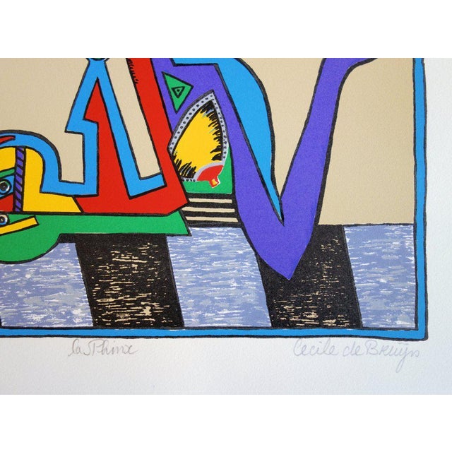 Cécile De Bruijn, The Sphinx, Original Lithograph For Sale - Image 7 of 8