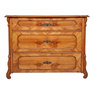 Antique Biedermeier Cherrywood Chest of Drawers France, 1830s For Sale