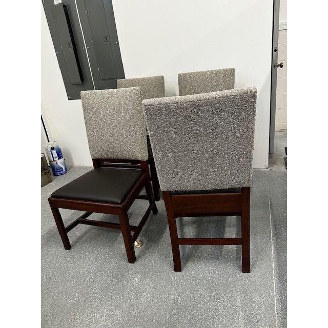 Dining Chairs by Hickory Chair - Set of 4 Set of four Hickory Chair dining chairs featuring warm sturdy wood frames and...