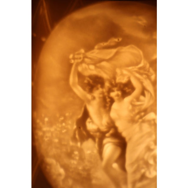 Small Baroque Porcelain Lithophane Lamp by Schierholz, 1960s For Sale - Image 4 of 12