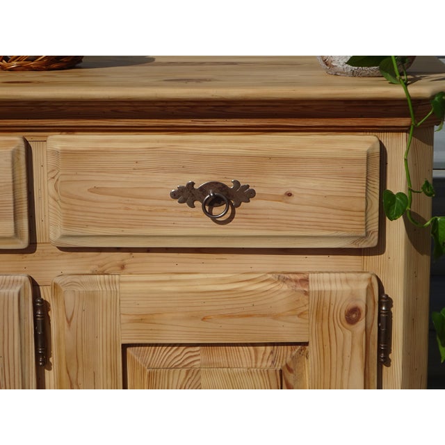 Natural Pine Sideboard, 1980s For Sale - Image 12 of 18
