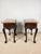 Pair of French Louis XV Style Nightstands with Marble Tops For Sale - Image 11 of 15