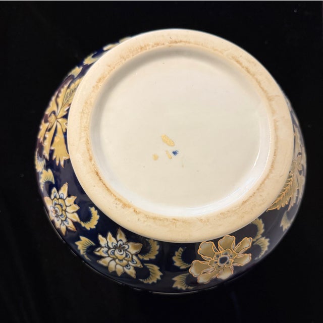 Asian Hand-Painted Vase For Sale - Image 10 of 15
