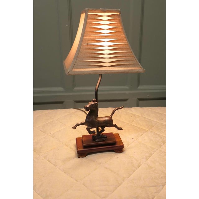Antique Table Lamp in Bronze, 1900 For Sale - Image 4 of 11