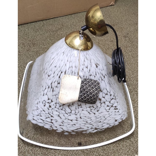 Murano Glass Pendant Lamp by I3, 1970s, in Flawless conditions. Designed 1970 to 1979 This piece has an attribution mark,...