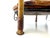 Brown Vintage Tortoiseshell Rattan & Wrought Iron Round Tray Stand For Sale - Image 8 of 12