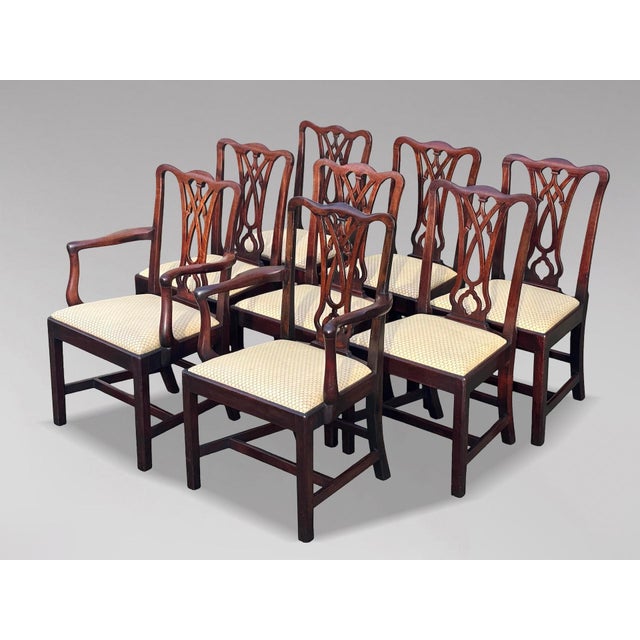 Antique George IV Mahogany Dining Chairs, 1830, Set of 8 For Sale - Image 12 of 12