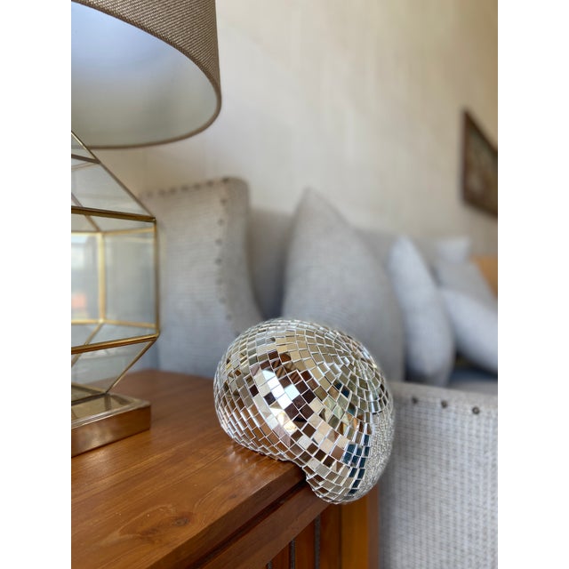 Contemporary Pop Art Melted Disco Ball Glass Mosaic Sculpture For Sale - Image 4 of 12