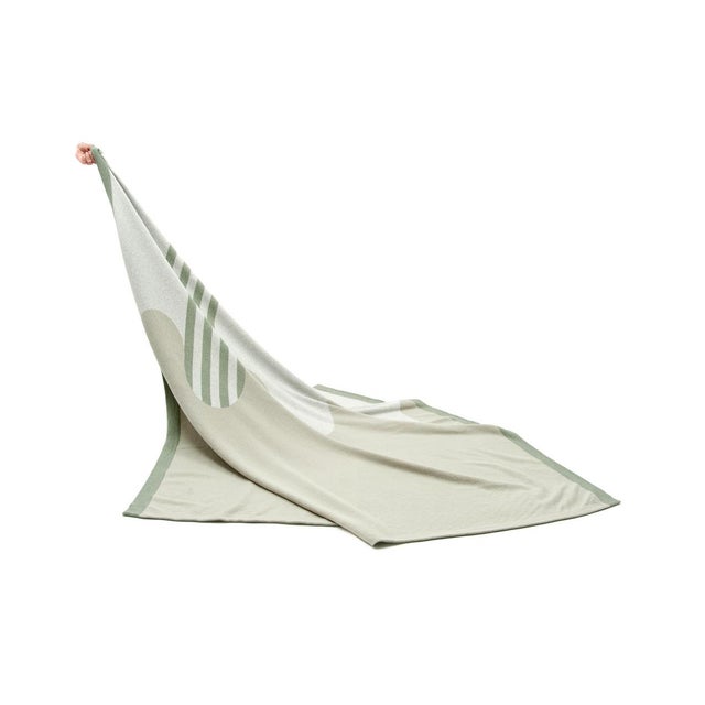 Wavy Line Blanket by Roberta Licini For Sale - Image 4 of 4