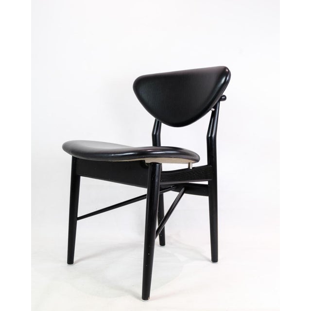 Black Painted Oak Model 108 Dining Chair by Finn Juhl, 2000s For Sale - Image 3 of 16