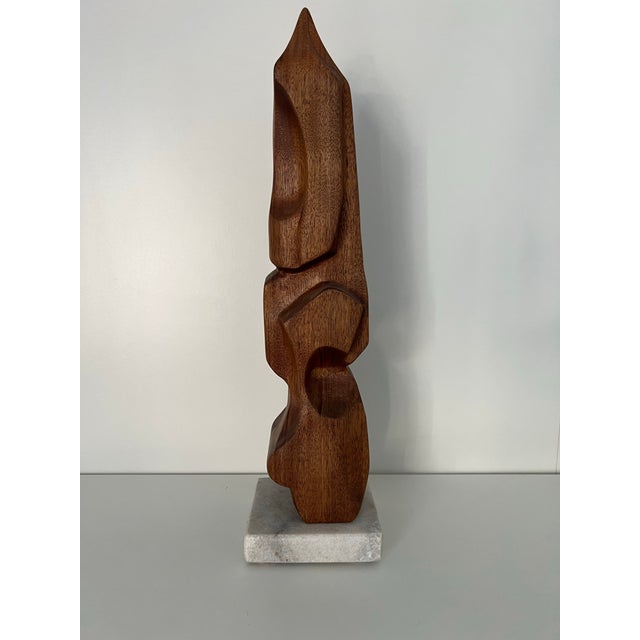 Contemporary Abstract Wood Sculpture "Study" by Artist Scott Donadio For Sale - Image 3 of 4