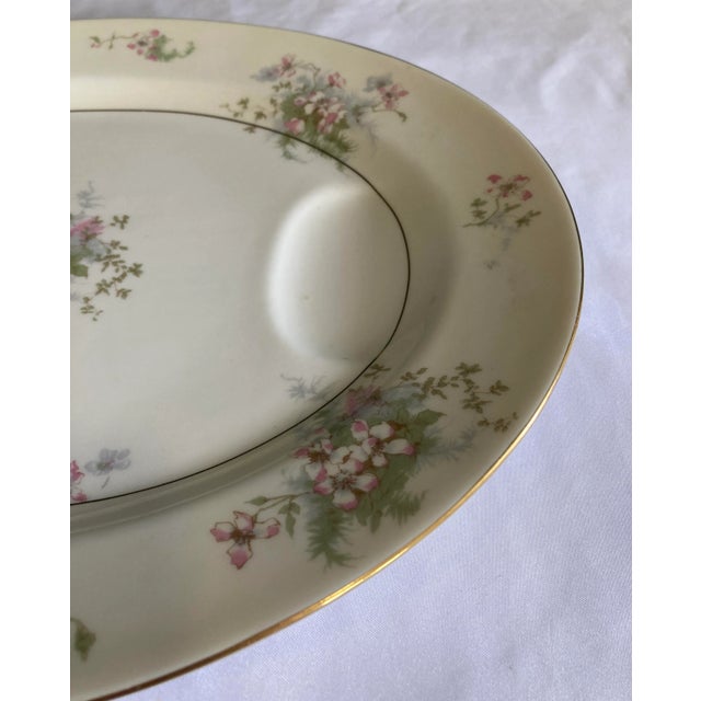 Theodore Haviland Vintage Theodore Haviland Porcelain Oval Serving Platter For Sale - Image 4 of 8