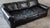 Restoration Hardware Lancaster Ebony Leather Luxe Sofa For Sale - Image 10 of 16
