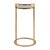 Made of hand forged iron and finished in real gold leaf-this table rocks! Suits many styles, hollywood glam, regency....