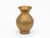 Late 20th Century Vintage Small Brass Vase With Geometric Etched Pattern on Surface For Sale - Image 5 of 5