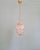 Art Deco Skyscraper Pendant Light in Frosted Pink Glass, 1920s For Sale - Image 13 of 14
