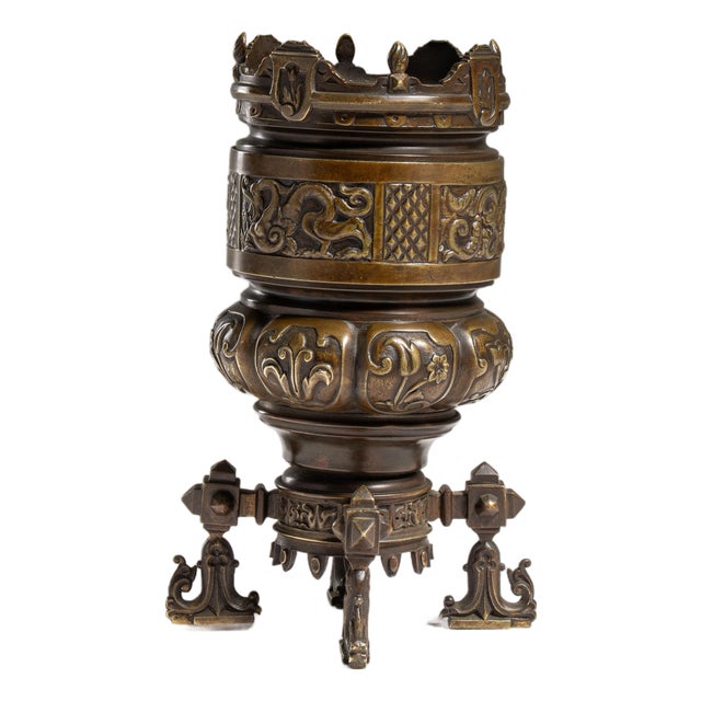 19th Century Chinese Bronze Censer For Sale