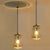 Smoked Brown Glass and Brass Pendant Lights attributed to Peill & Putzler, 1960s, Set of 2 For Sale - Image 6 of 16
