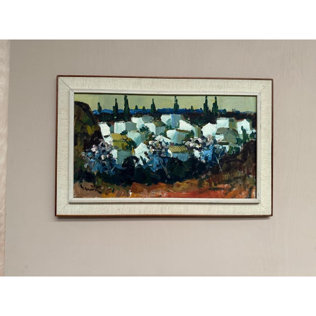 Tage Gavik, Almuñécar, Spain, 1960s, Oil on Canvas, Framed For Sale - Image 18 of 18