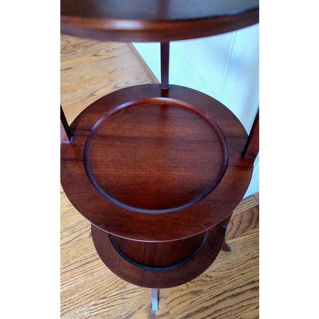 1970s 1970s Three Tier Bartley Cherry Muffin Stand For Sale - Image 5 of 8