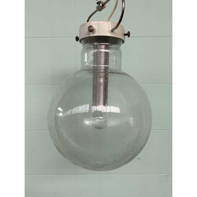 Italian Hanging Lamp with Murano Sphere Lampshade, 1960s For Sale - Image 15 of 18