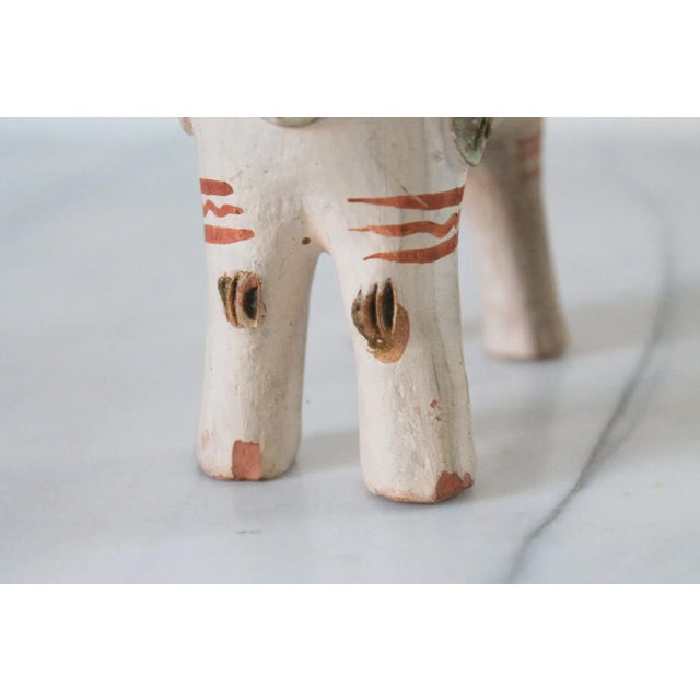 Vintage Ceramic Handmade Pucará Horse Figurine For Sale - Image 9 of 9