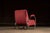 Late 20th Century Late 20th Century After-Kem Weber Red Modernist Chair by Opus21 For Sale - Image 5 of 10