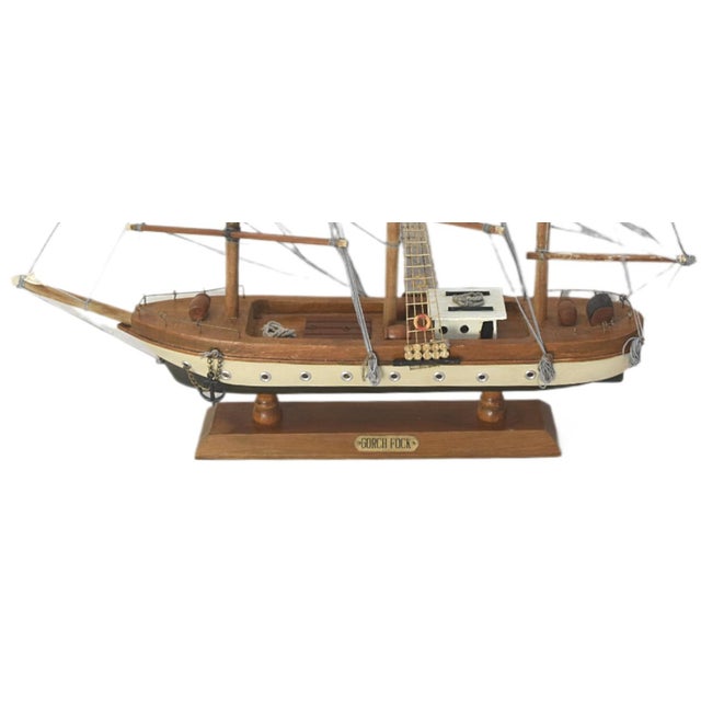 1950s Vintage Model Ocean Ship Galleon Frigate For Sale - Image 5 of 7