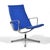 1960s Pair of Eames Aluminum Group Lounge Chairs by Herman Miller Blue For Sale - Image 5 of 13