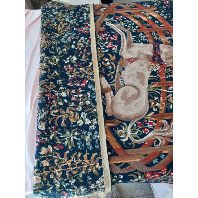 1980s Handcrafted Artisan Tapestry – “The Unicorn in Captivity” For Sale - Image 11 of 18