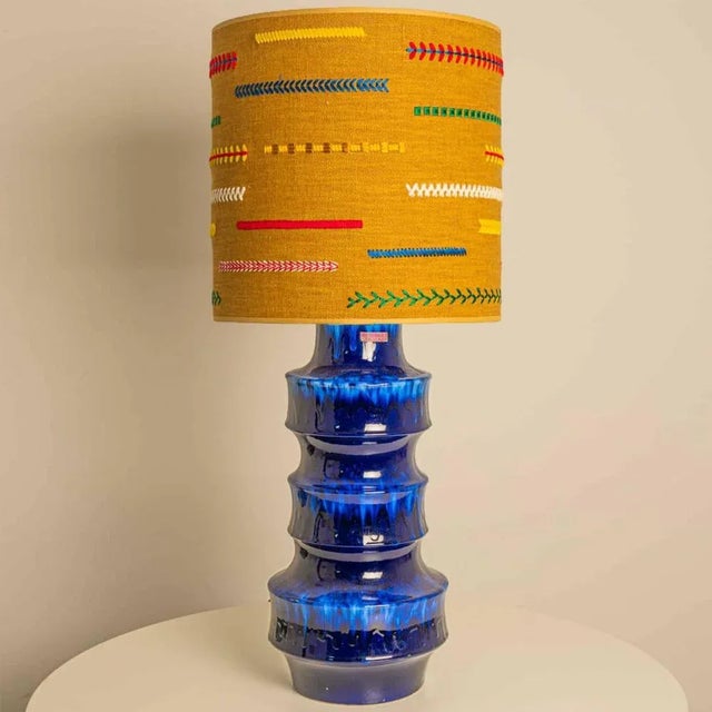 Large Ceramic Lamps from Scheurich, 1970s, Set of 2 For Sale - Image 9 of 16