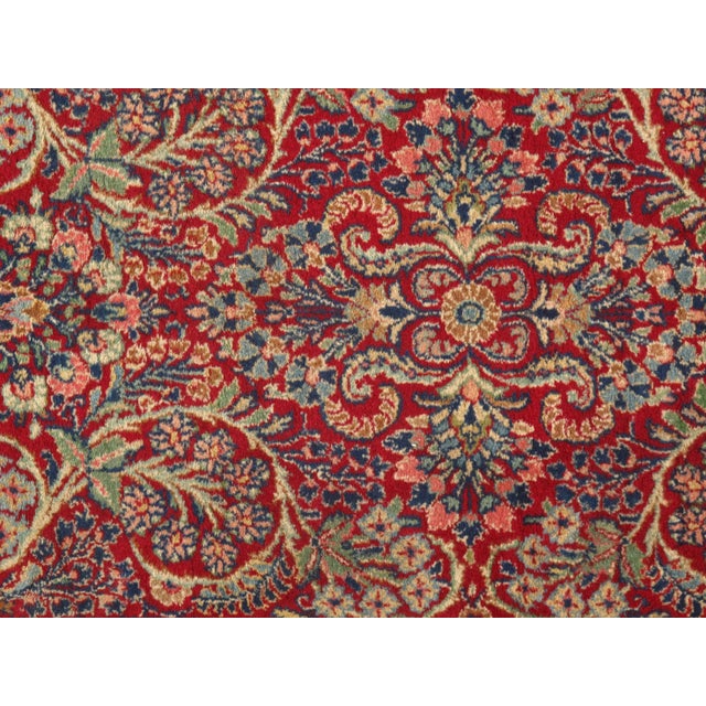 Traditional 1920s Vintage Persian Sarouk Lilian Rug - 3′ × 5′4″ For Sale - Image 3 of 4