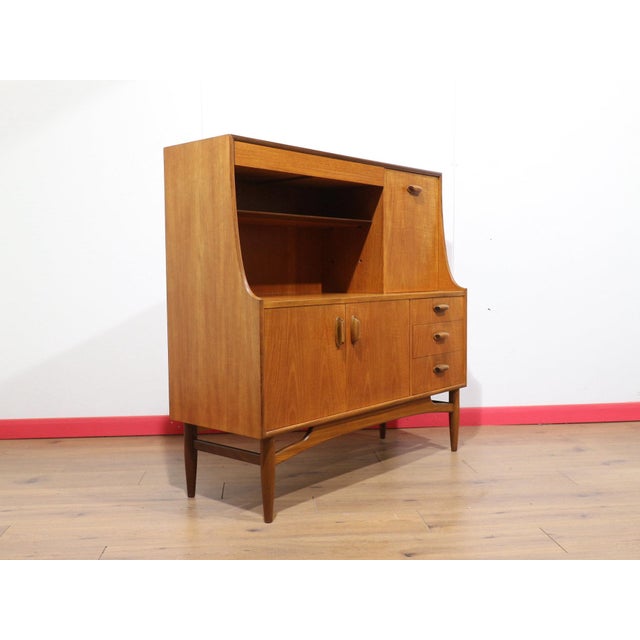 Mid-Century Modern Mid Century Modern Vintage Teak Buffet Short Credenza by G Plan Danish Style For Sale - Image 3 of 15
