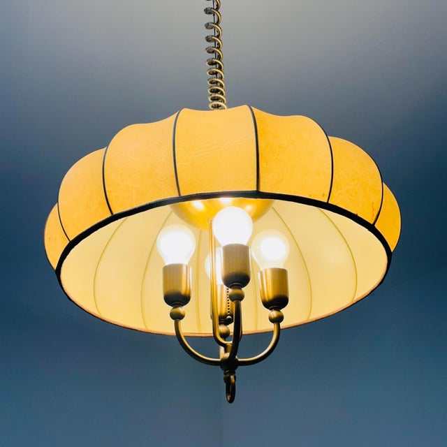 Metal Big Space Age Pendant Lamp by Achille & Pier Giacomo Castiglioni, Bovezzo, Italy For Sale - Image 7 of 11