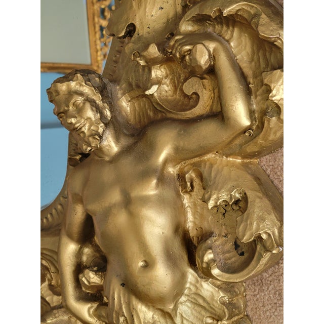 This wild, enormous mirror is a showstopper in any room. Procured from the family of the original owner, this piece is as...