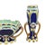 Art Nouveau Majolica Barbotine Vases and Planters, 1890s, Set of 3 For Sale - Image 14 of 18